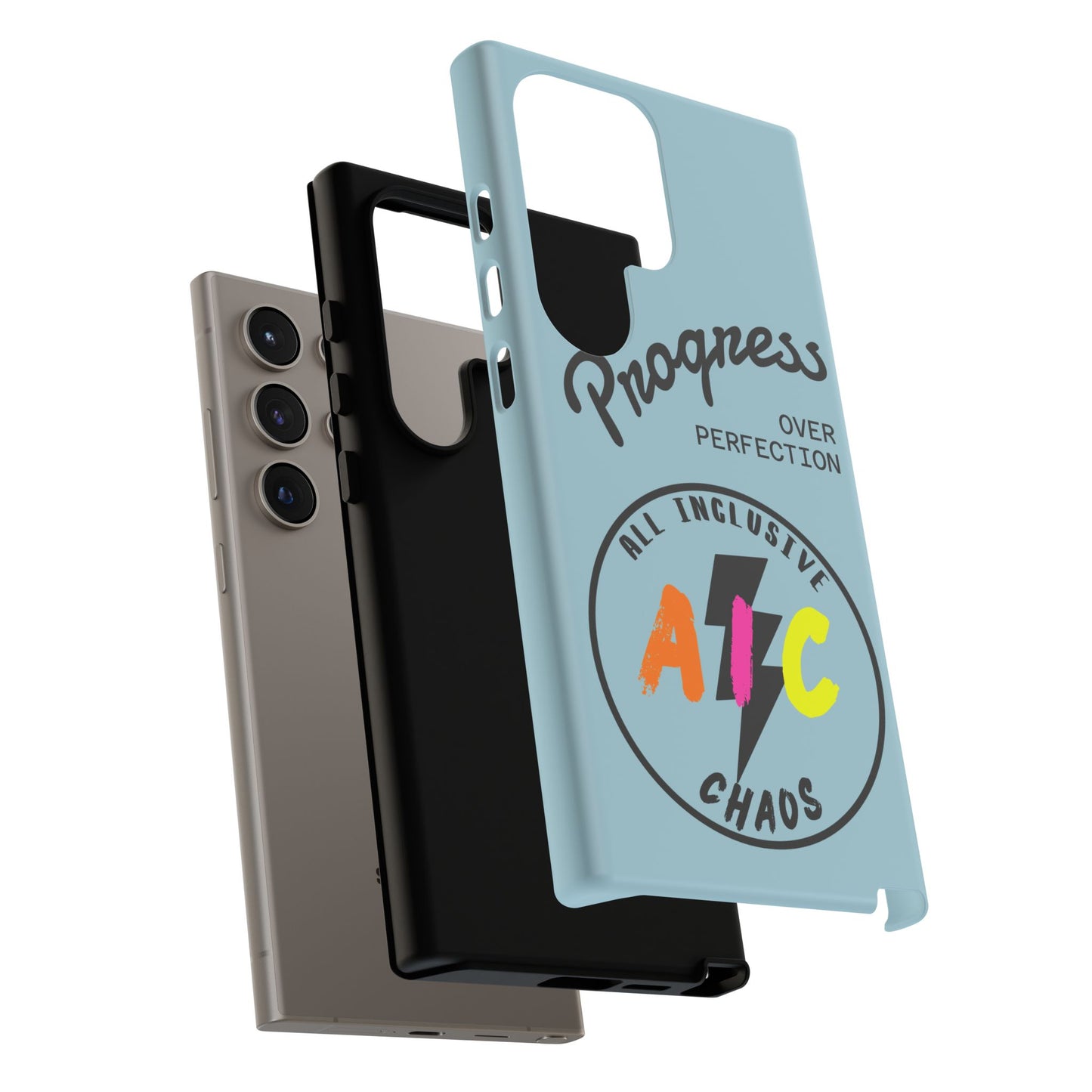 Progress Over Perfection | All-Inclusive Chaos ™ Tough Phone Case