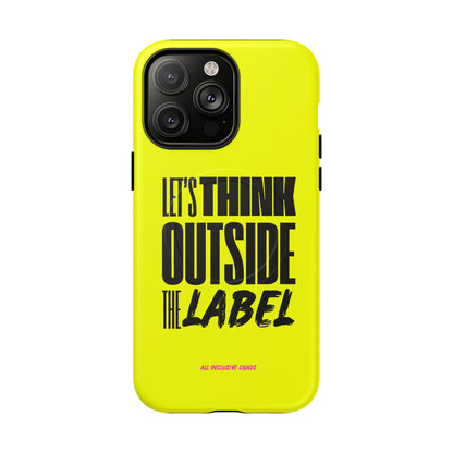 Let's Think Outside the Label | Magnetic Phone Case | Inclusion & Neurodiversity Design