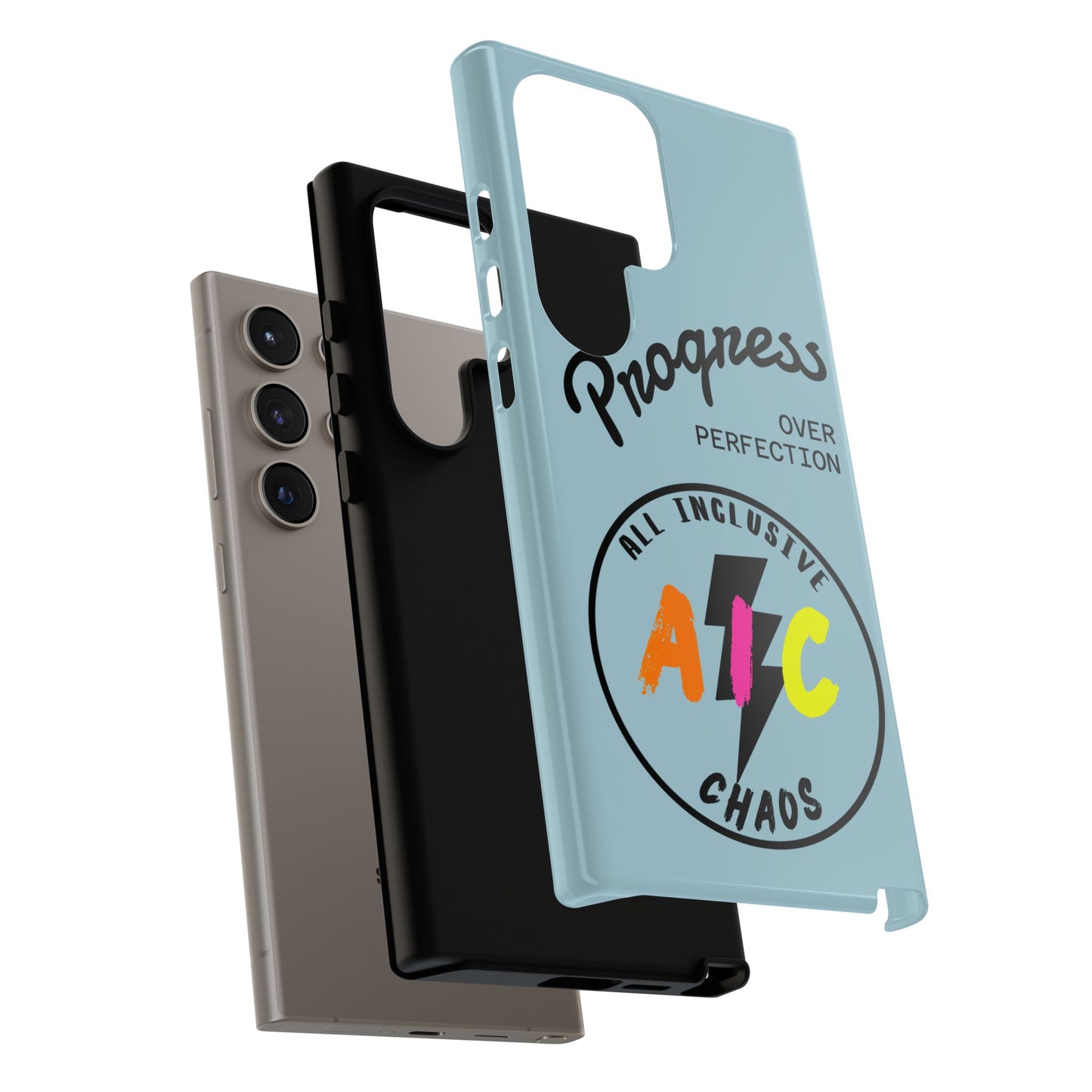 Progress Over Perfection | All-Inclusive Chaos ™ Tough Phone Case
