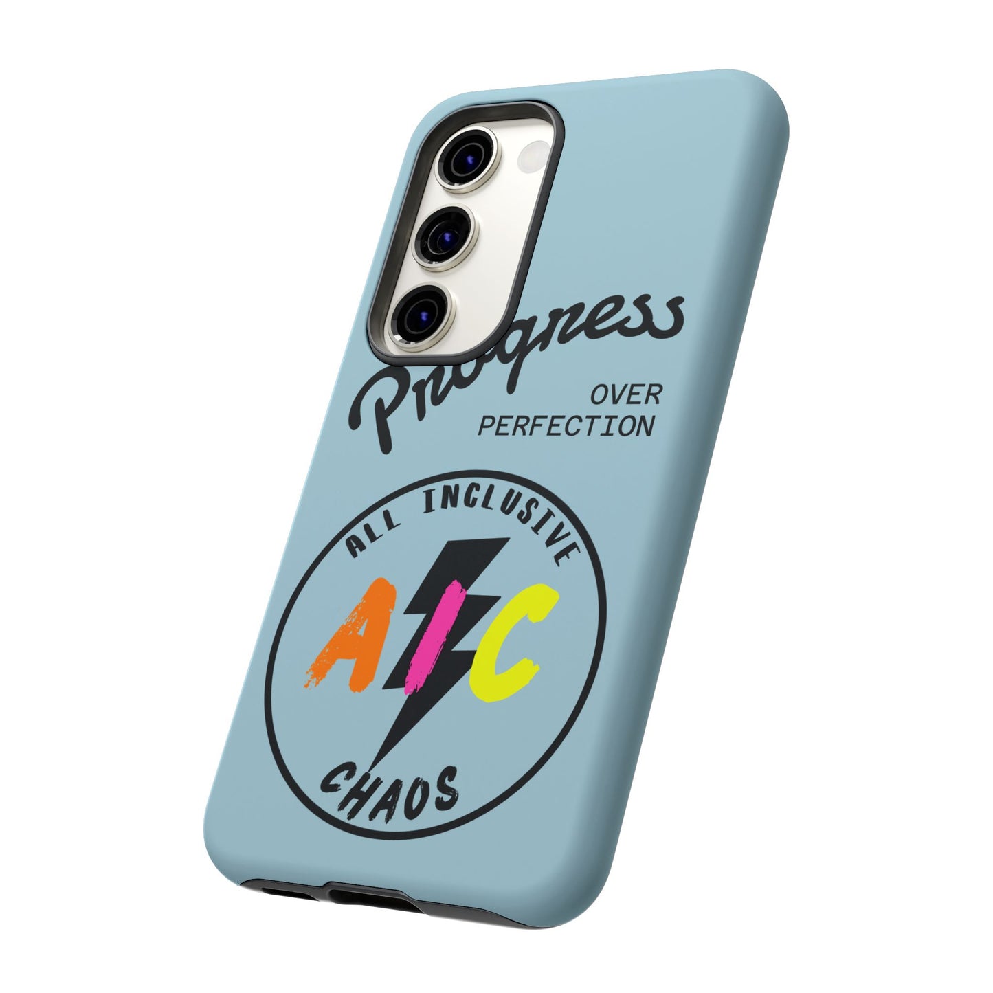 Progress Over Perfection | All-Inclusive Chaos ™ Tough Phone Case