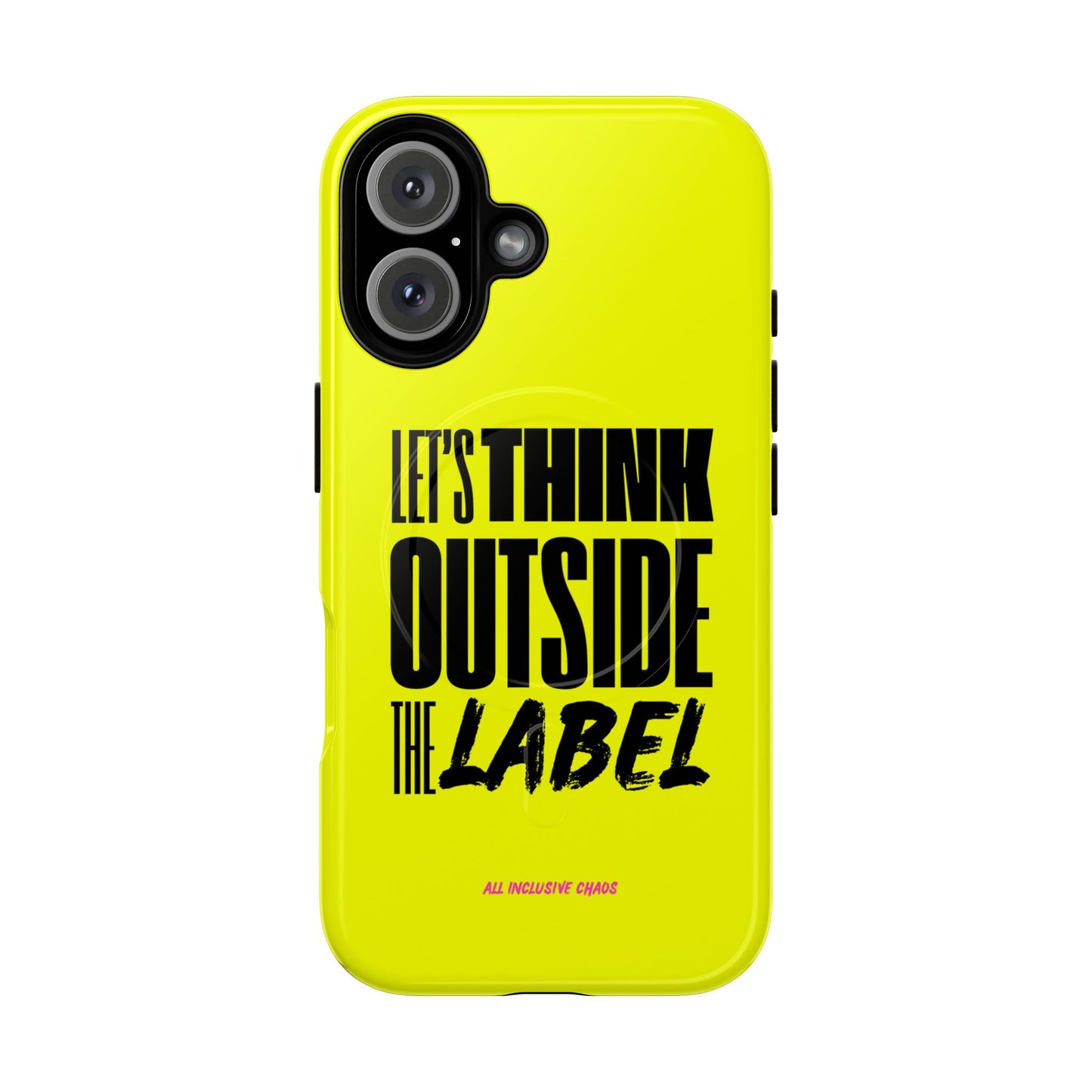 Let's Think Outside the Label | Magnetic Phone Case | Inclusion & Neurodiversity Design