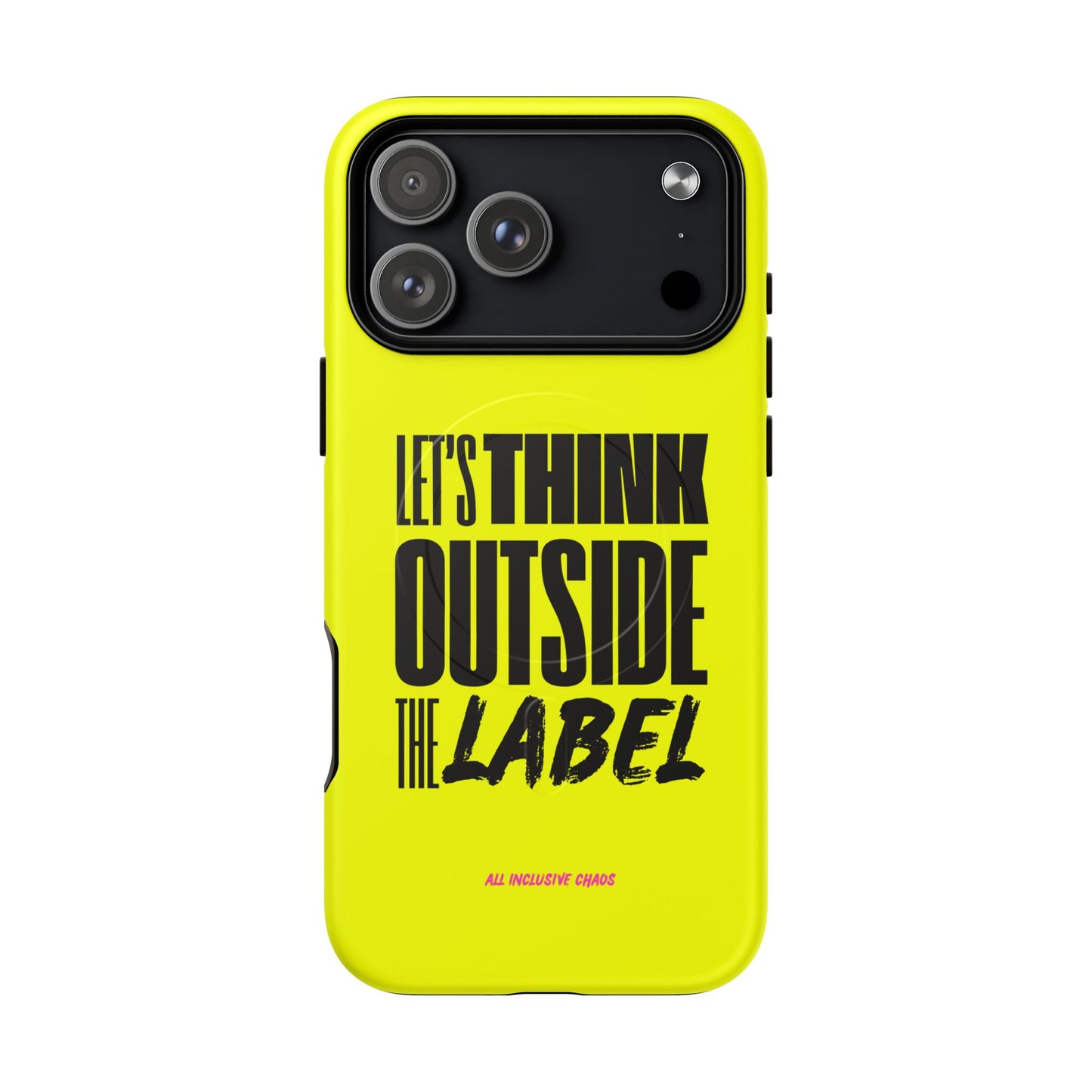 Let's Think Outside the Label | Magnetic Phone Case | Inclusion & Neurodiversity Design