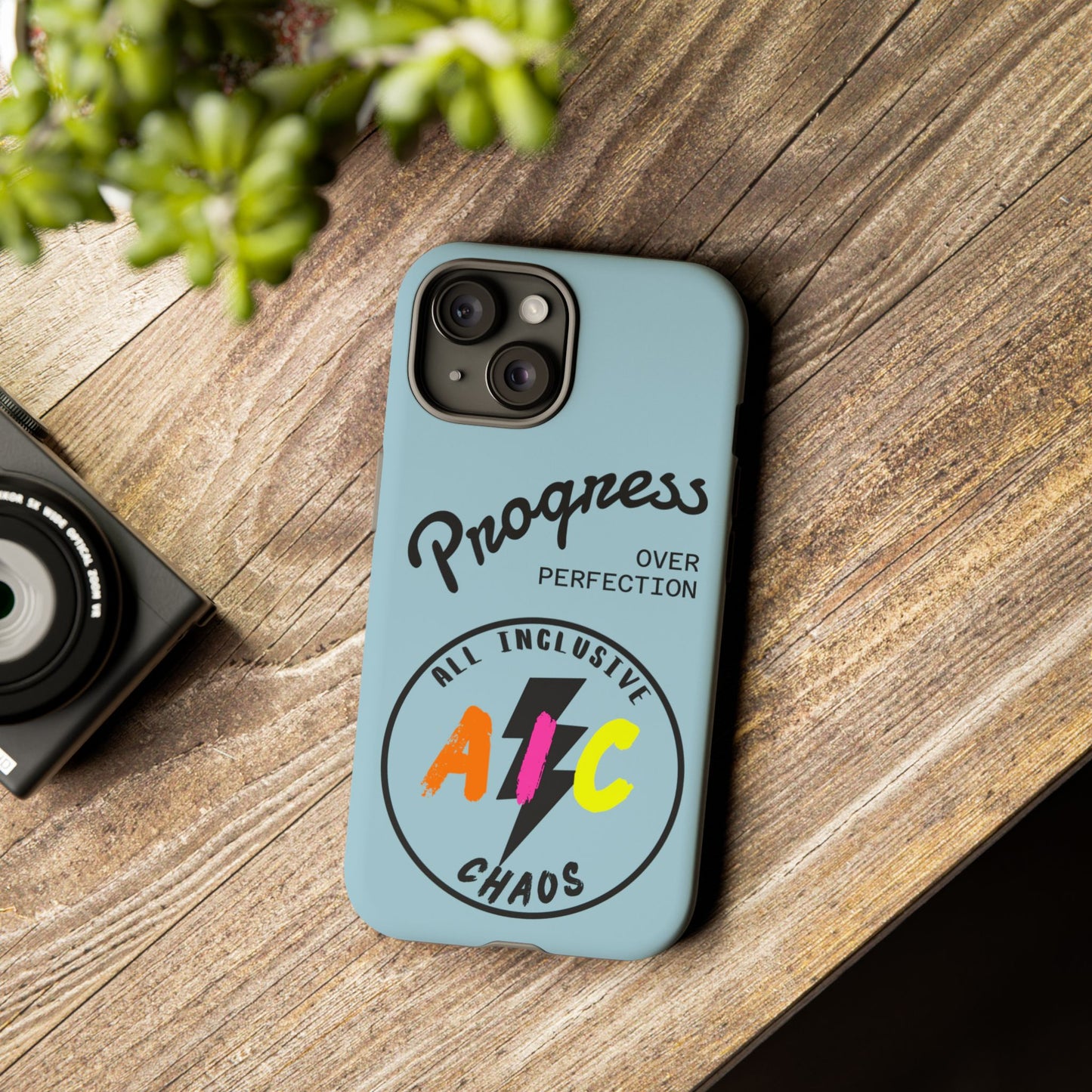 Progress Over Perfection | All-Inclusive Chaos ™ Tough Phone Case