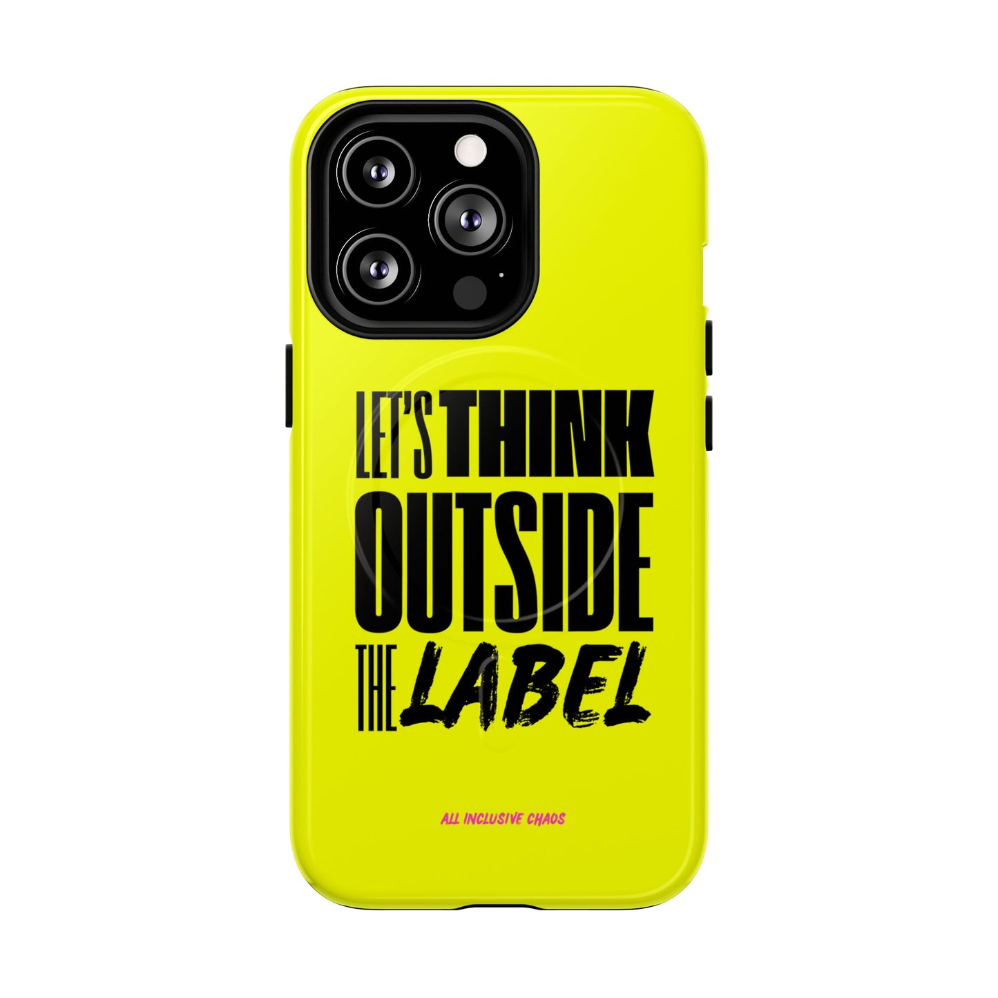Let's Think Outside the Label | Magnetic Phone Case | Inclusion & Neurodiversity Design