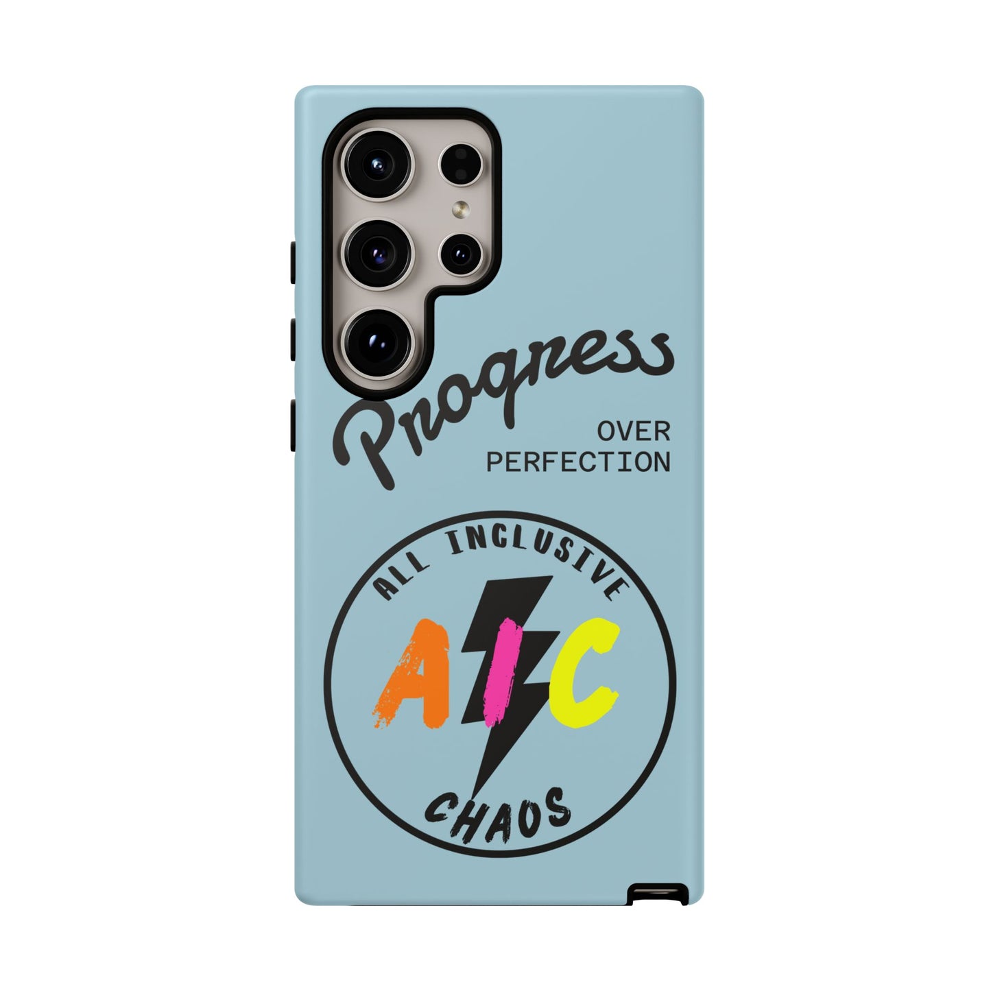 Progress Over Perfection | All-Inclusive Chaos ™ Tough Phone Case