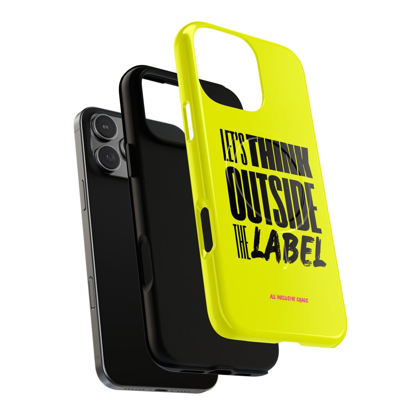 Let's Think Outside the Label | Magnetic Phone Case | Inclusion & Neurodiversity Design