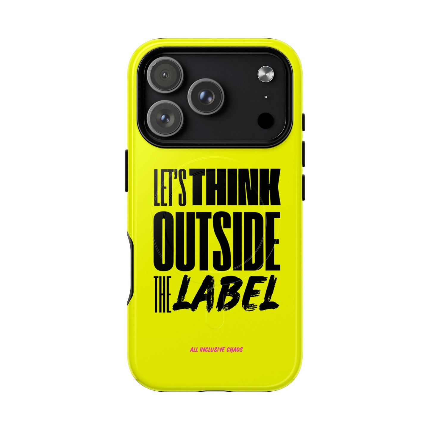 Let's Think Outside the Label | Magnetic Phone Case | Inclusion & Neurodiversity Design