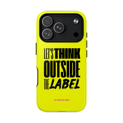 Let's Think Outside the Label | Magnetic Phone Case | Inclusion & Neurodiversity Design