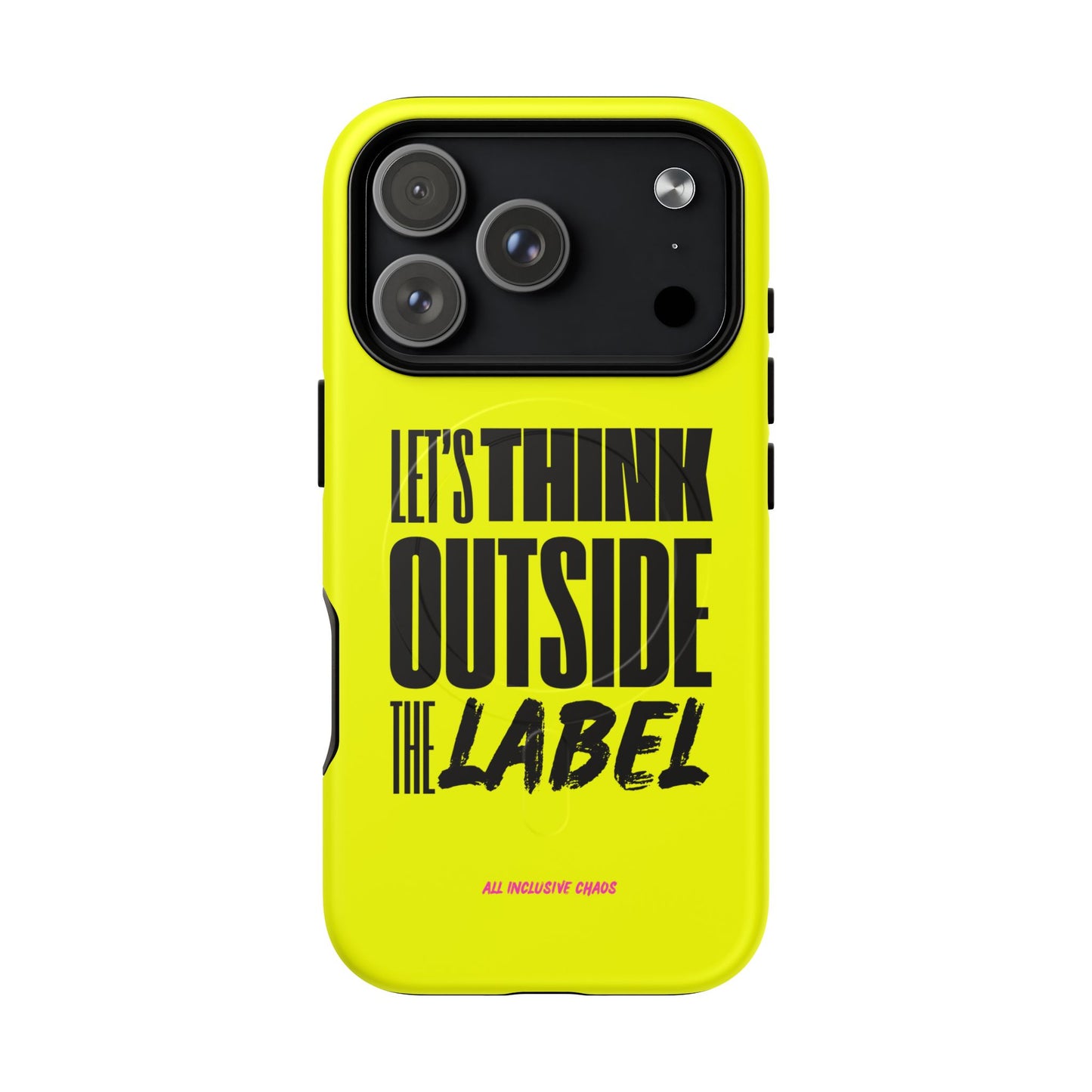 Let's Think Outside the Label | Magnetic Phone Case | Inclusion & Neurodiversity Design