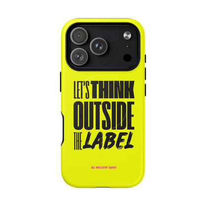 Let's Think Outside the Label | Magnetic Phone Case | Inclusion & Neurodiversity Design