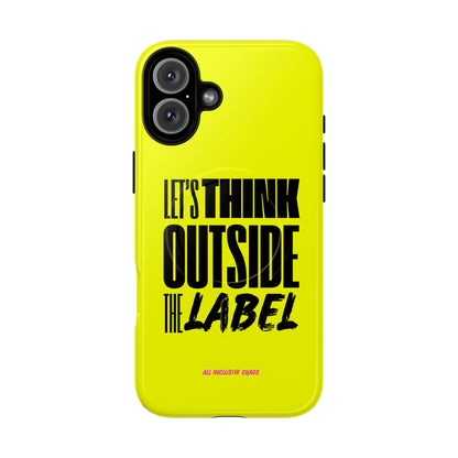 Let's Think Outside the Label | Magnetic Phone Case | Inclusion & Neurodiversity Design