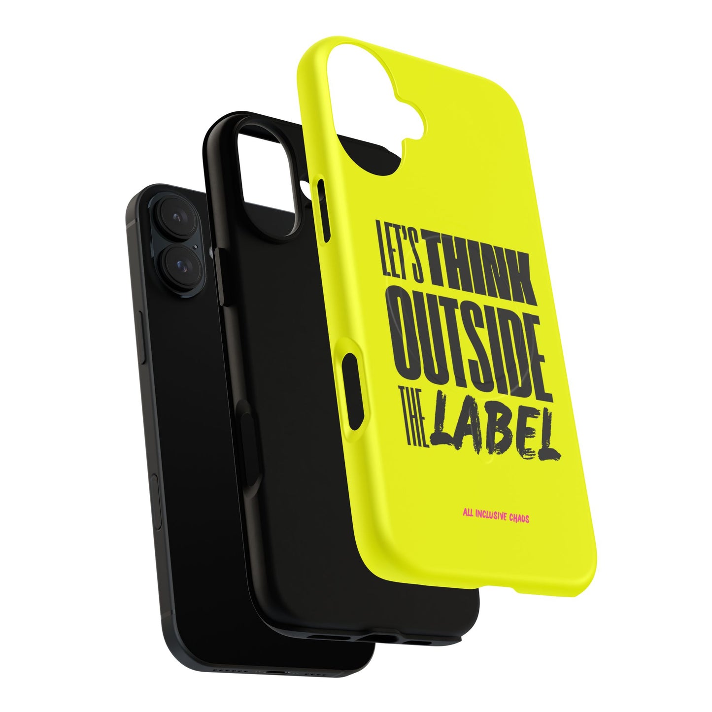 Let's Think Outside the Label | Magnetic Phone Case | Inclusion & Neurodiversity Design