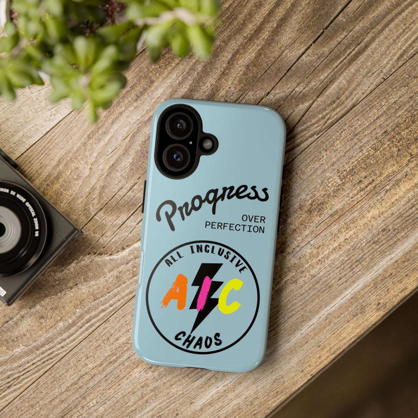 Progress Over Perfection | All-Inclusive Chaos ™ Tough Phone Case