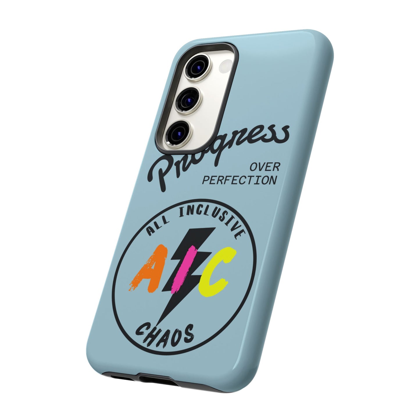Progress Over Perfection | All-Inclusive Chaos ™ Tough Phone Case