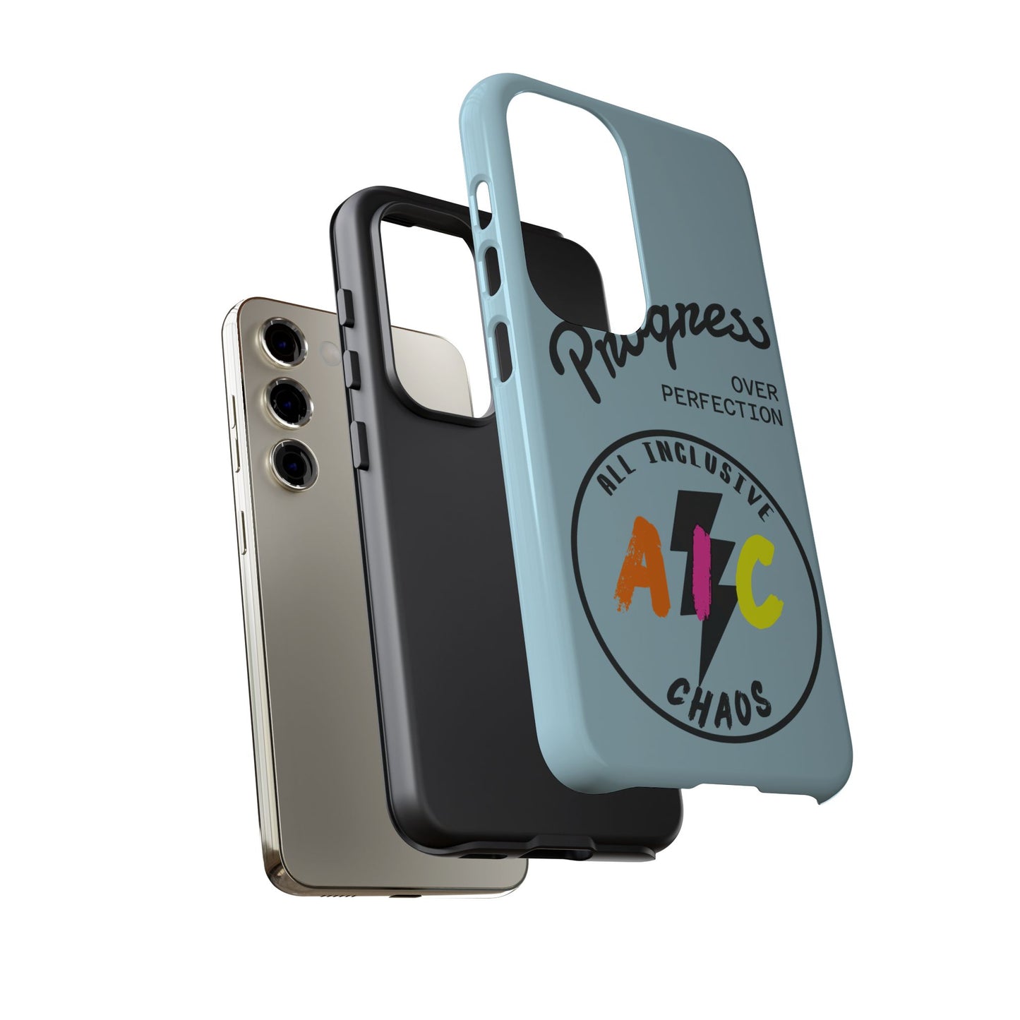 Progress Over Perfection | All-Inclusive Chaos ™ Tough Phone Case