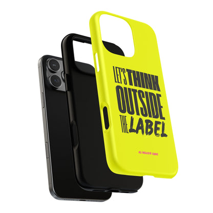 Let's Think Outside the Label | Magnetic Phone Case | Inclusion & Neurodiversity Design