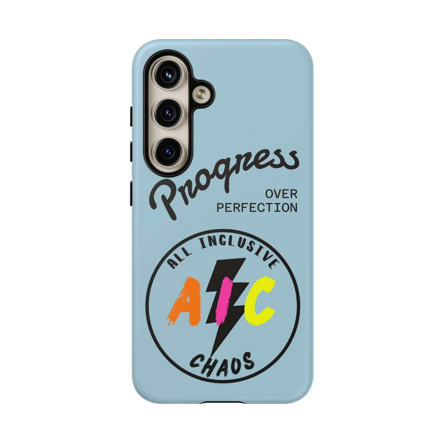 Progress Over Perfection | All-Inclusive Chaos ™ Tough Phone Case