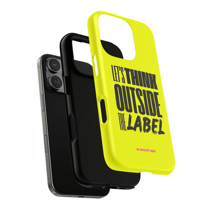 Let's Think Outside the Label | Magnetic Phone Case | Inclusion & Neurodiversity Design