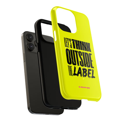 Let's Think Outside the Label | Magnetic Phone Case | Inclusion & Neurodiversity Design