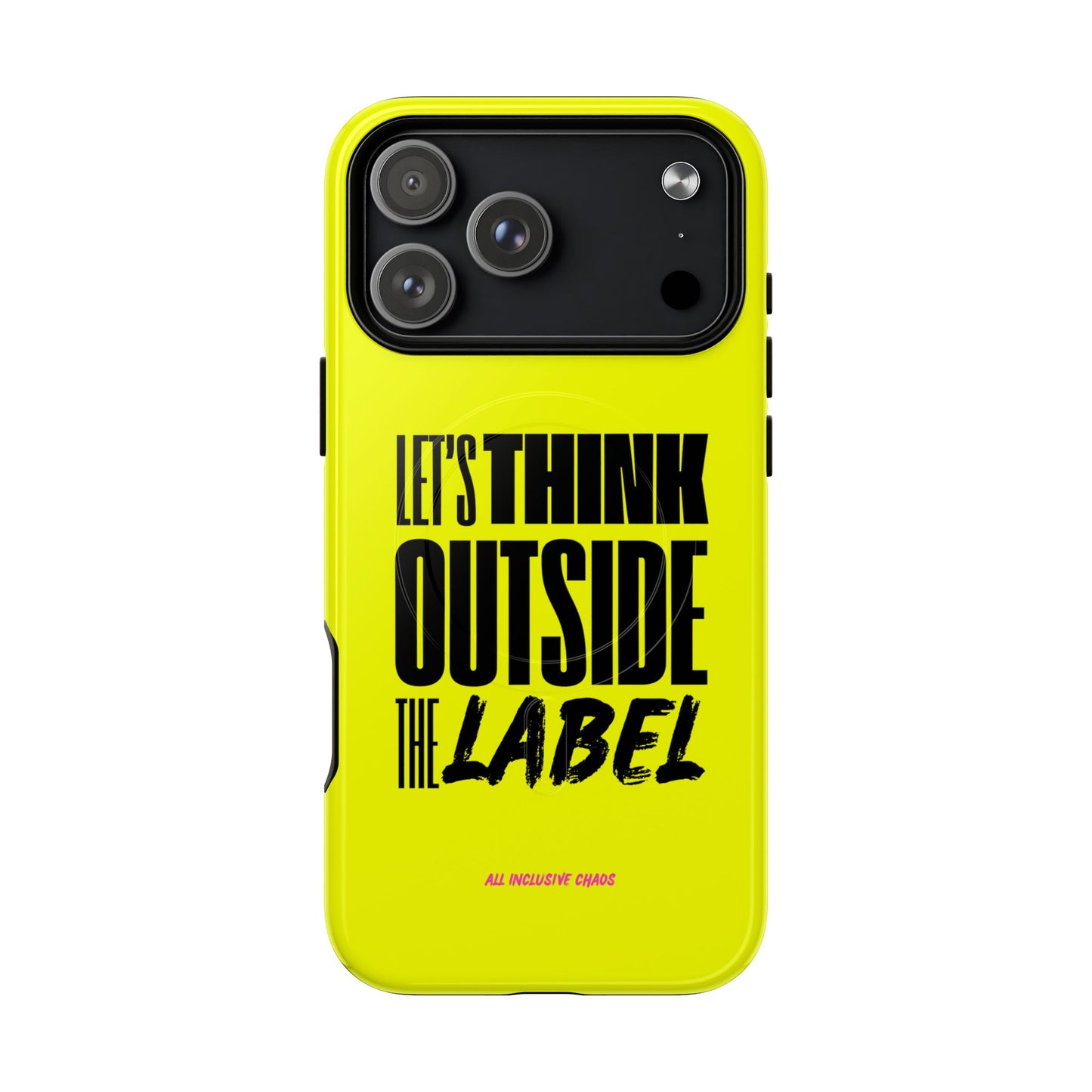 Let's Think Outside the Label | Magnetic Phone Case | Inclusion & Neurodiversity Design