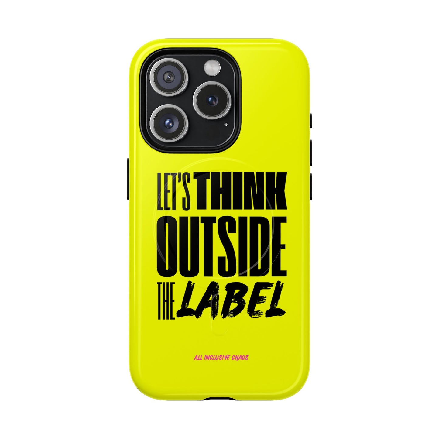 Let's Think Outside the Label | Magnetic Phone Case | Inclusion & Neurodiversity Design