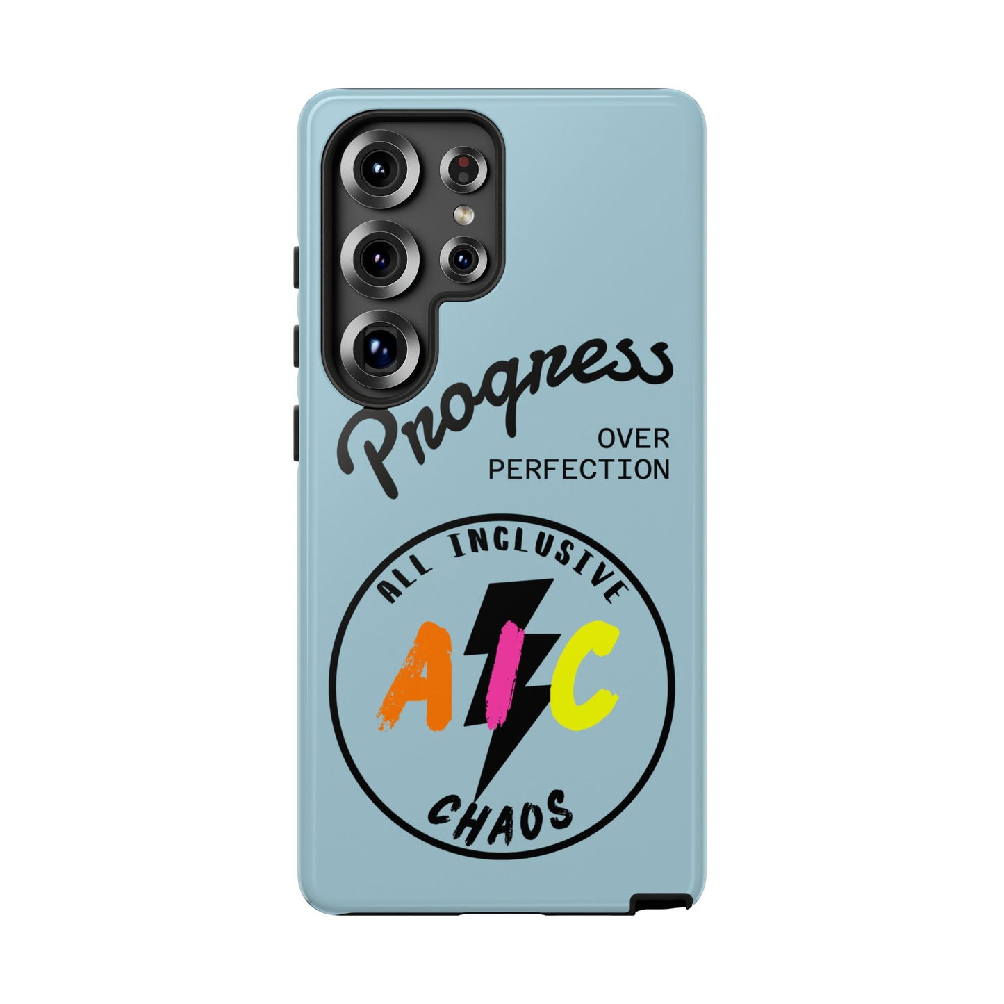 Progress Over Perfection | All-Inclusive Chaos ™ Tough Phone Case