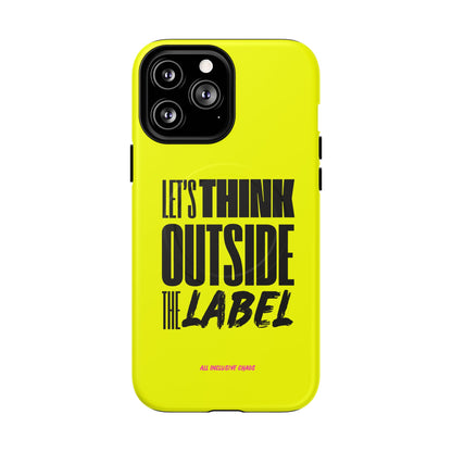 Let's Think Outside the Label | Magnetic Phone Case | Inclusion & Neurodiversity Design