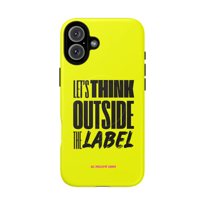 Let's Think Outside the Label | Magnetic Phone Case | Inclusion & Neurodiversity Design
