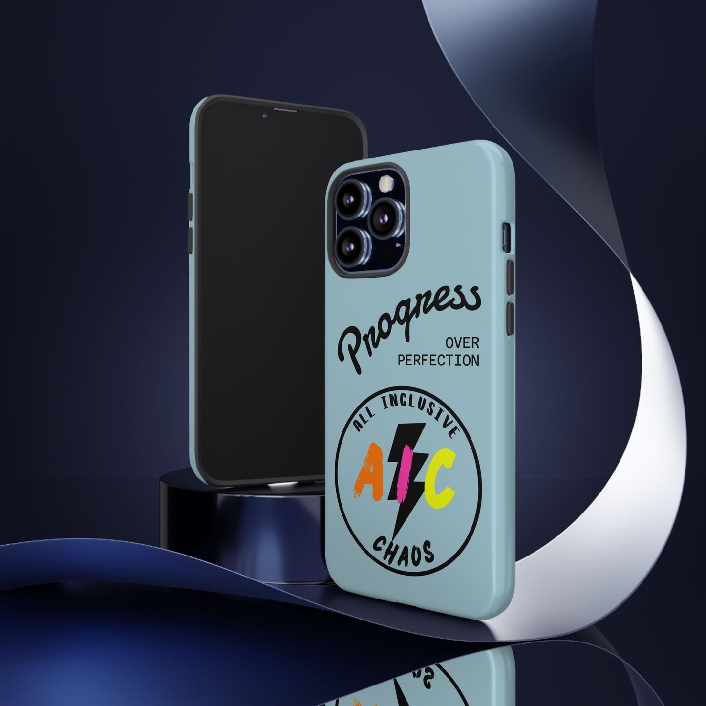 Progress Over Perfection | All-Inclusive Chaos ™ Tough Phone Case