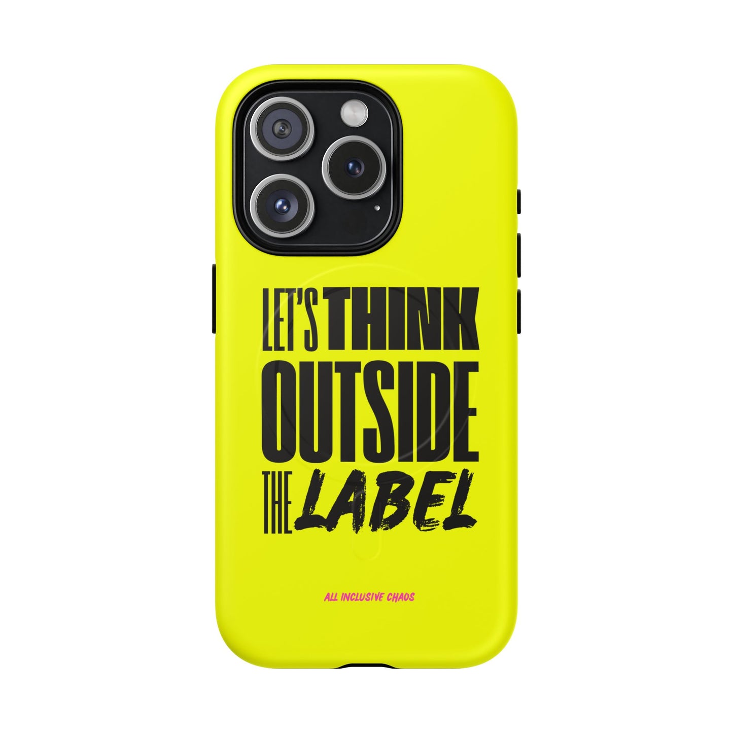 Let's Think Outside the Label | Magnetic Phone Case | Inclusion & Neurodiversity Design