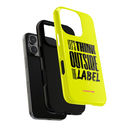 Let's Think Outside the Label | Magnetic Phone Case | Inclusion & Neurodiversity Design