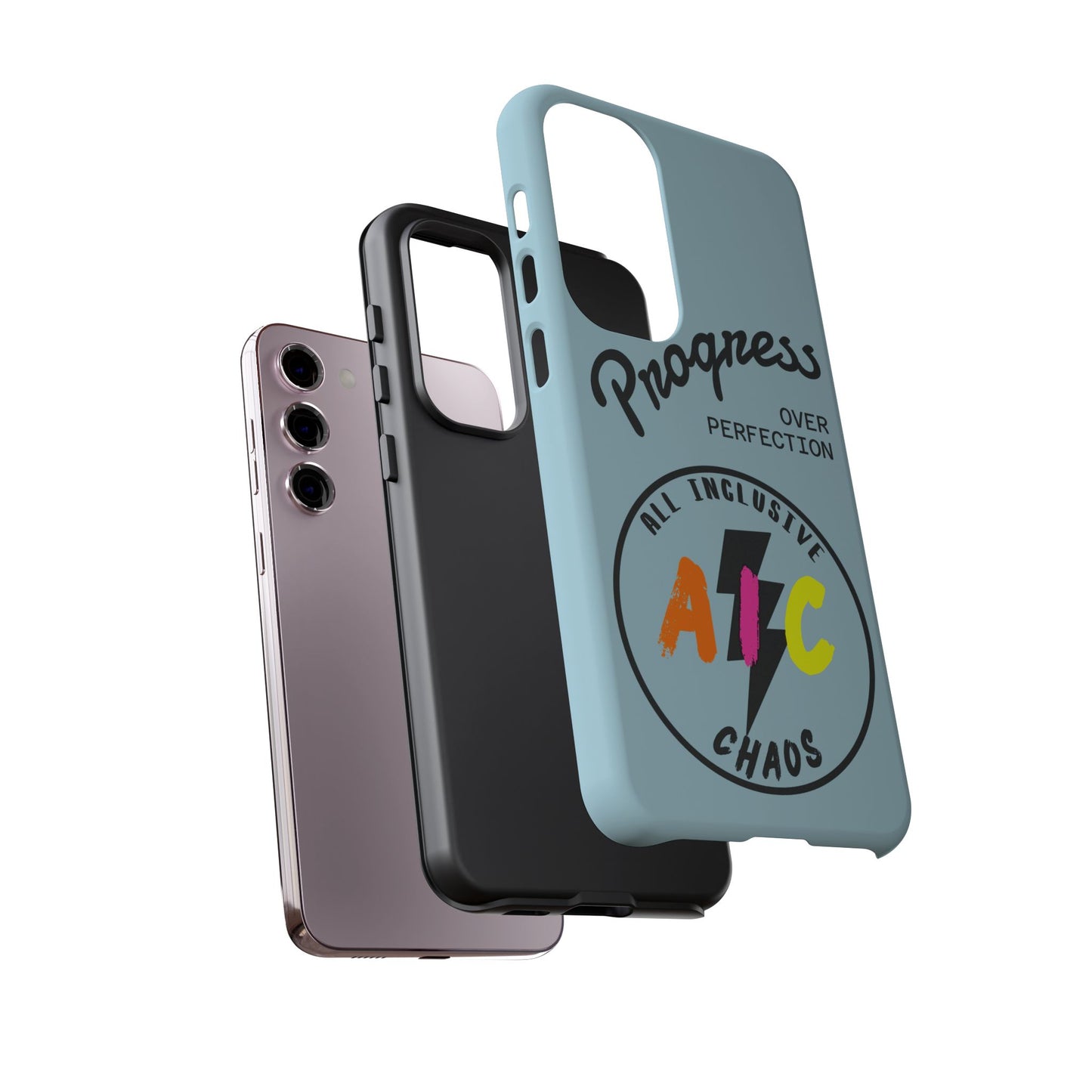 Progress Over Perfection | All-Inclusive Chaos ™ Tough Phone Case