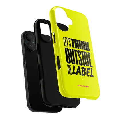 Let's Think Outside the Label | Magnetic Phone Case | Inclusion & Neurodiversity Design