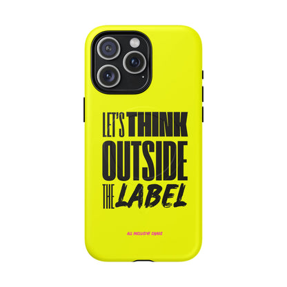 Let's Think Outside the Label | Magnetic Phone Case | Inclusion & Neurodiversity Design
