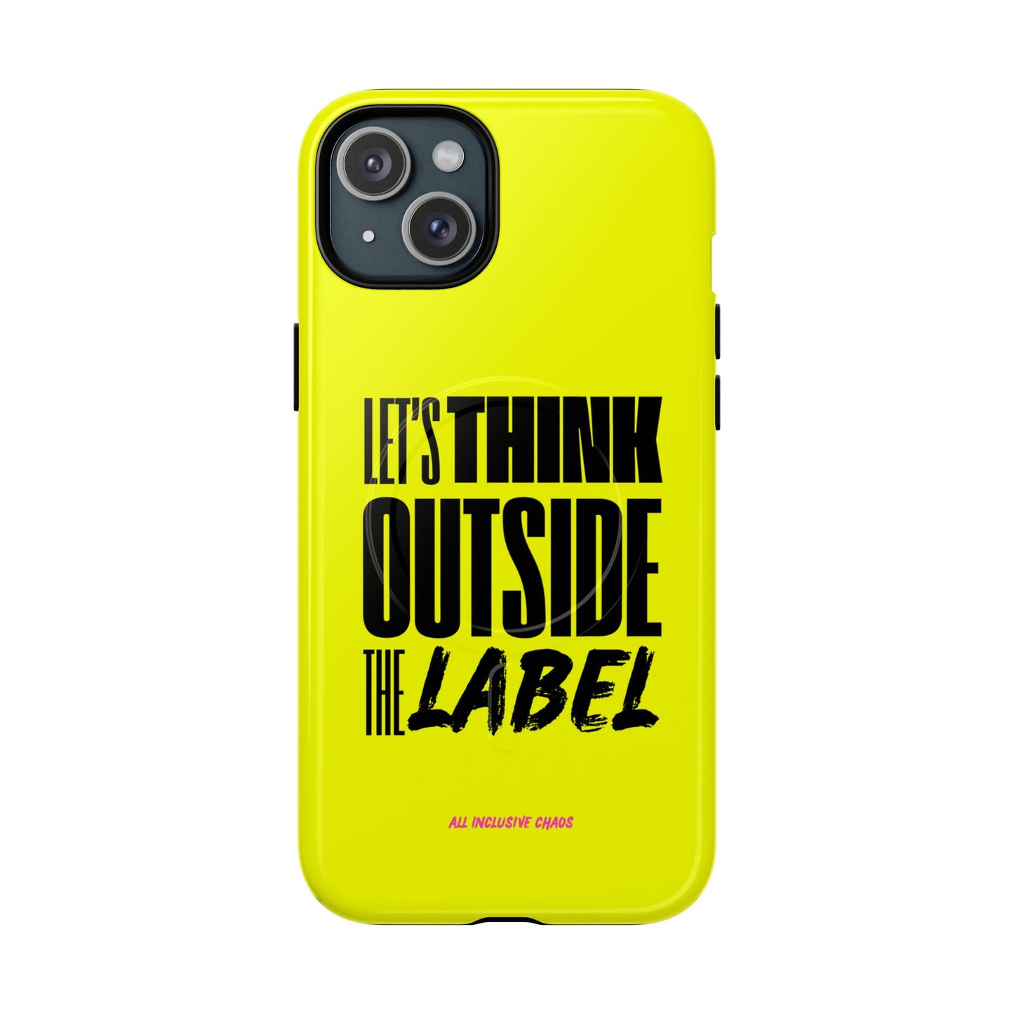Let's Think Outside the Label | Magnetic Phone Case | Inclusion & Neurodiversity Design