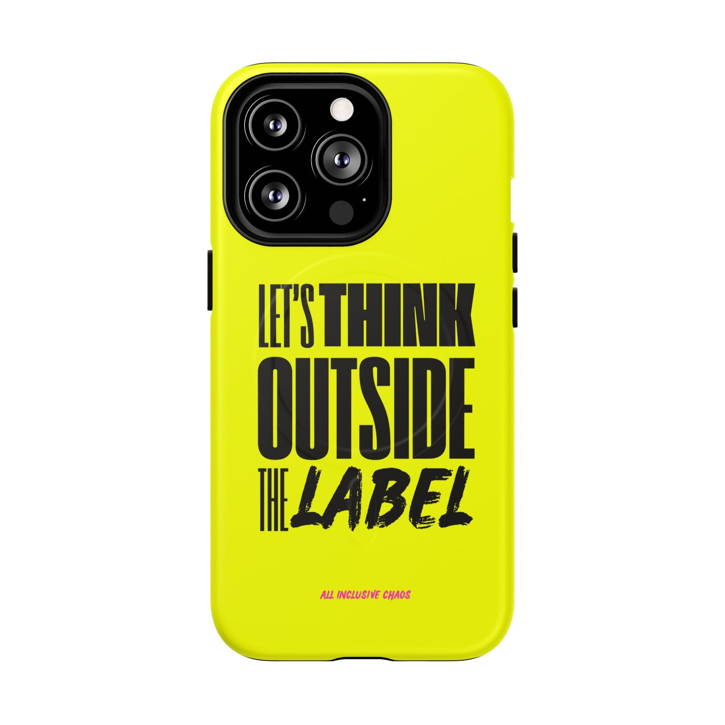Let's Think Outside the Label | Magnetic Phone Case | Inclusion & Neurodiversity Design
