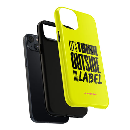 Let's Think Outside the Label | Magnetic Phone Case | Inclusion & Neurodiversity Design
