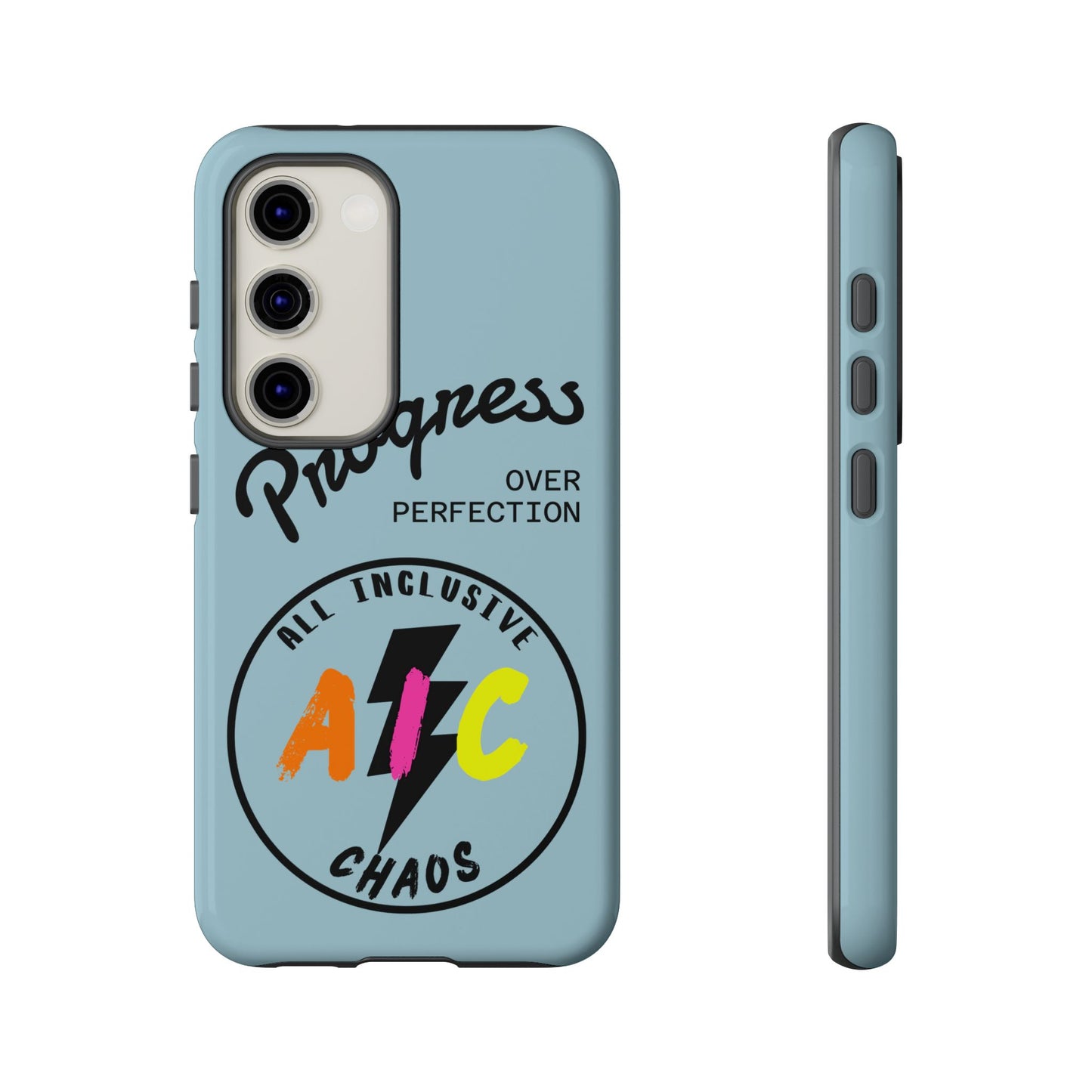 Progress Over Perfection | All-Inclusive Chaos ™ Tough Phone Case