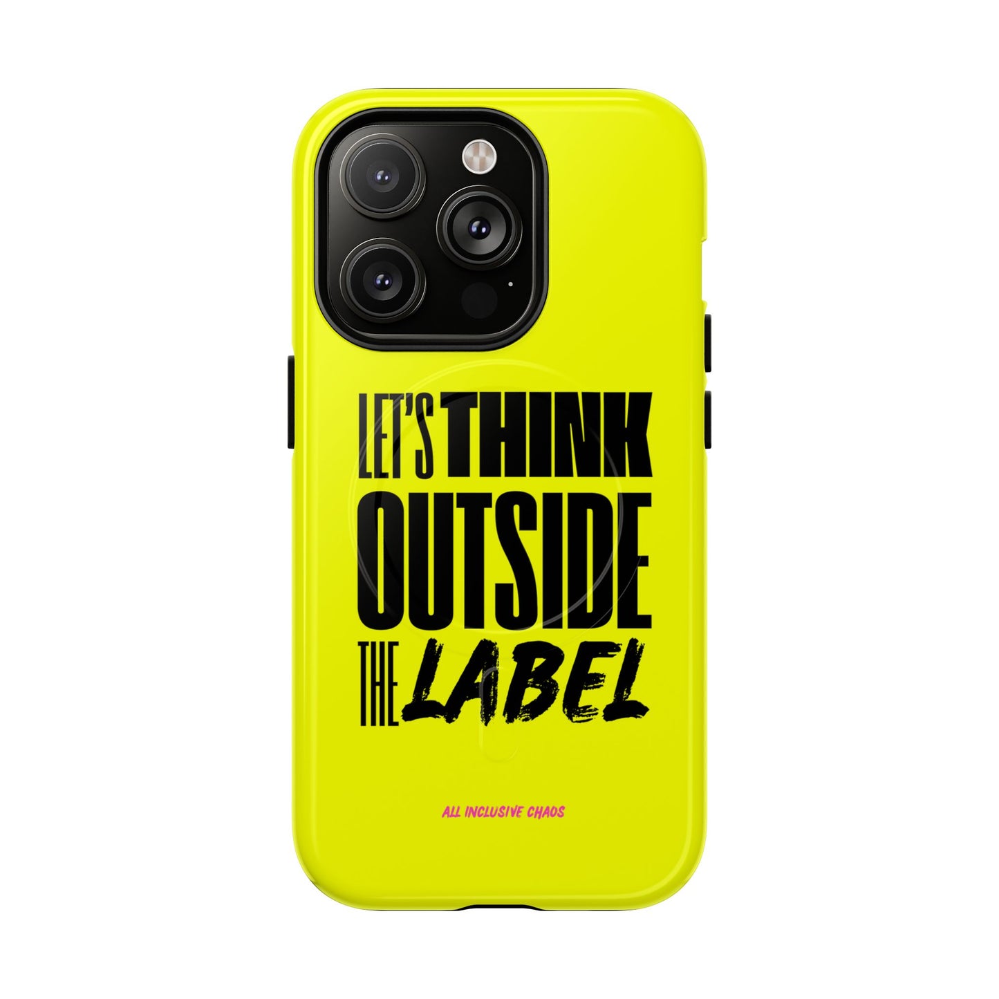 Let's Think Outside the Label | Magnetic Phone Case | Inclusion & Neurodiversity Design