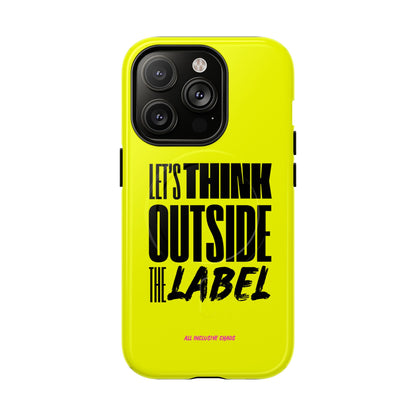 Let's Think Outside the Label | Magnetic Phone Case | Inclusion & Neurodiversity Design