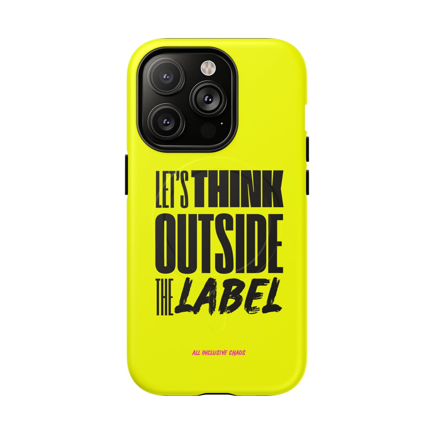 Let's Think Outside the Label | Magnetic Phone Case | Inclusion & Neurodiversity Design