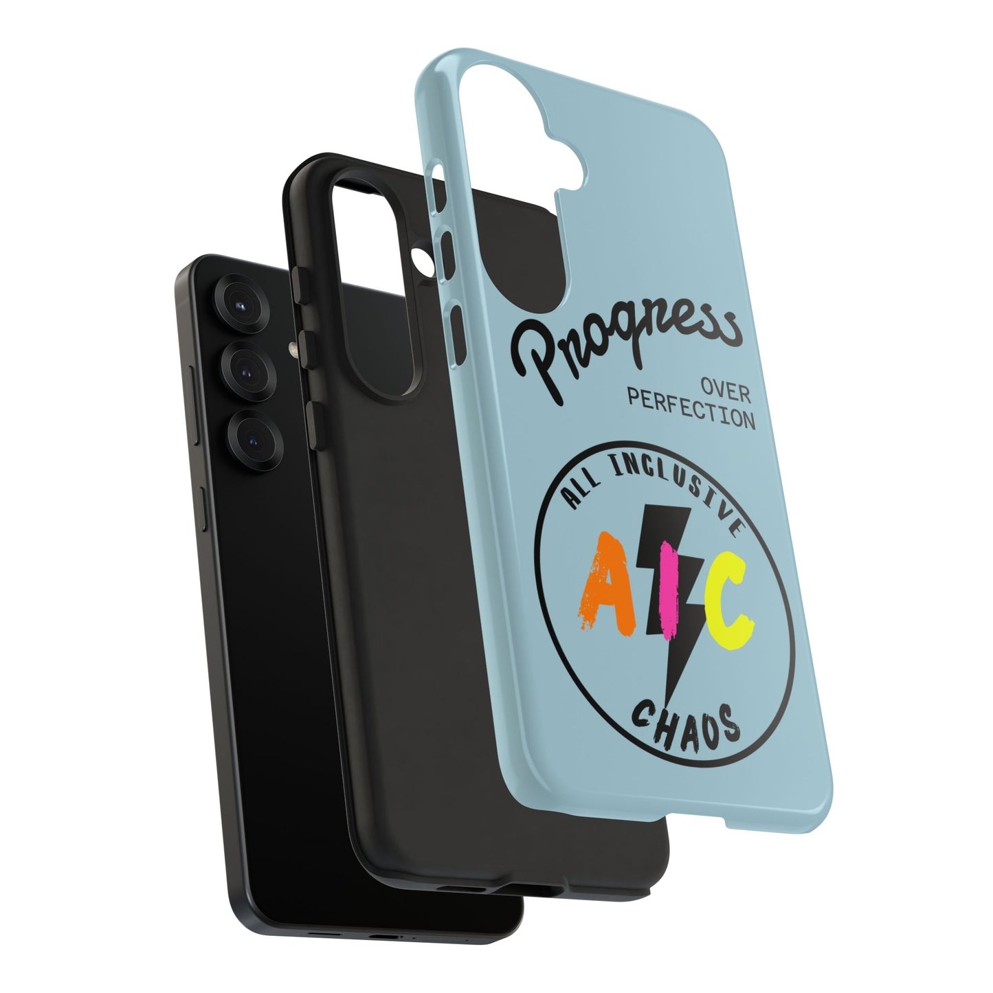 Progress Over Perfection | All-Inclusive Chaos ™ Tough Phone Case