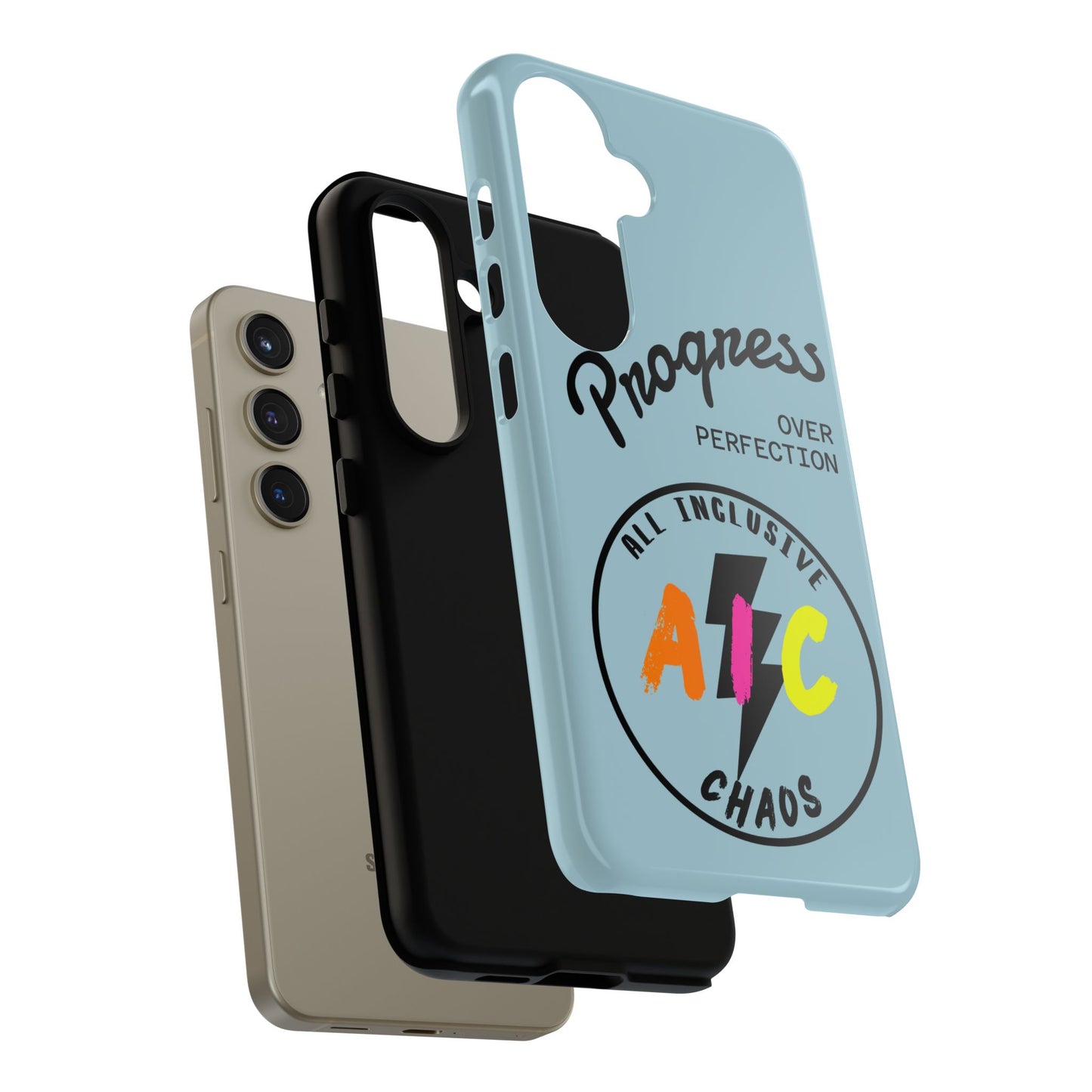 Progress Over Perfection | All-Inclusive Chaos ™ Tough Phone Case