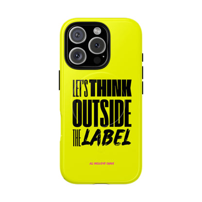 Let's Think Outside the Label | Magnetic Phone Case | Inclusion & Neurodiversity Design