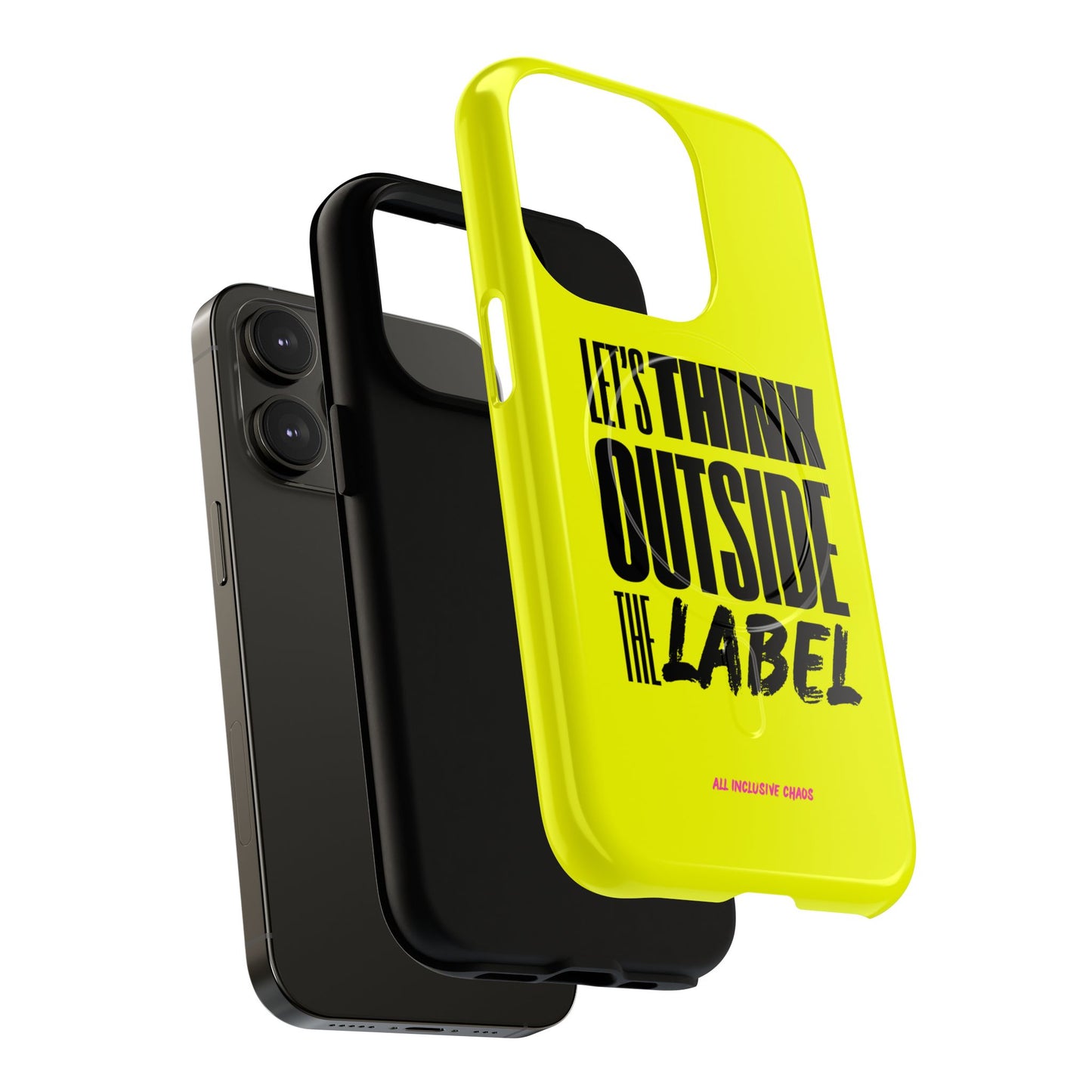 Let's Think Outside the Label | Magnetic Phone Case | Inclusion & Neurodiversity Design