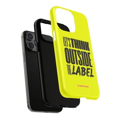 Let's Think Outside the Label | Magnetic Phone Case | Inclusion & Neurodiversity Design