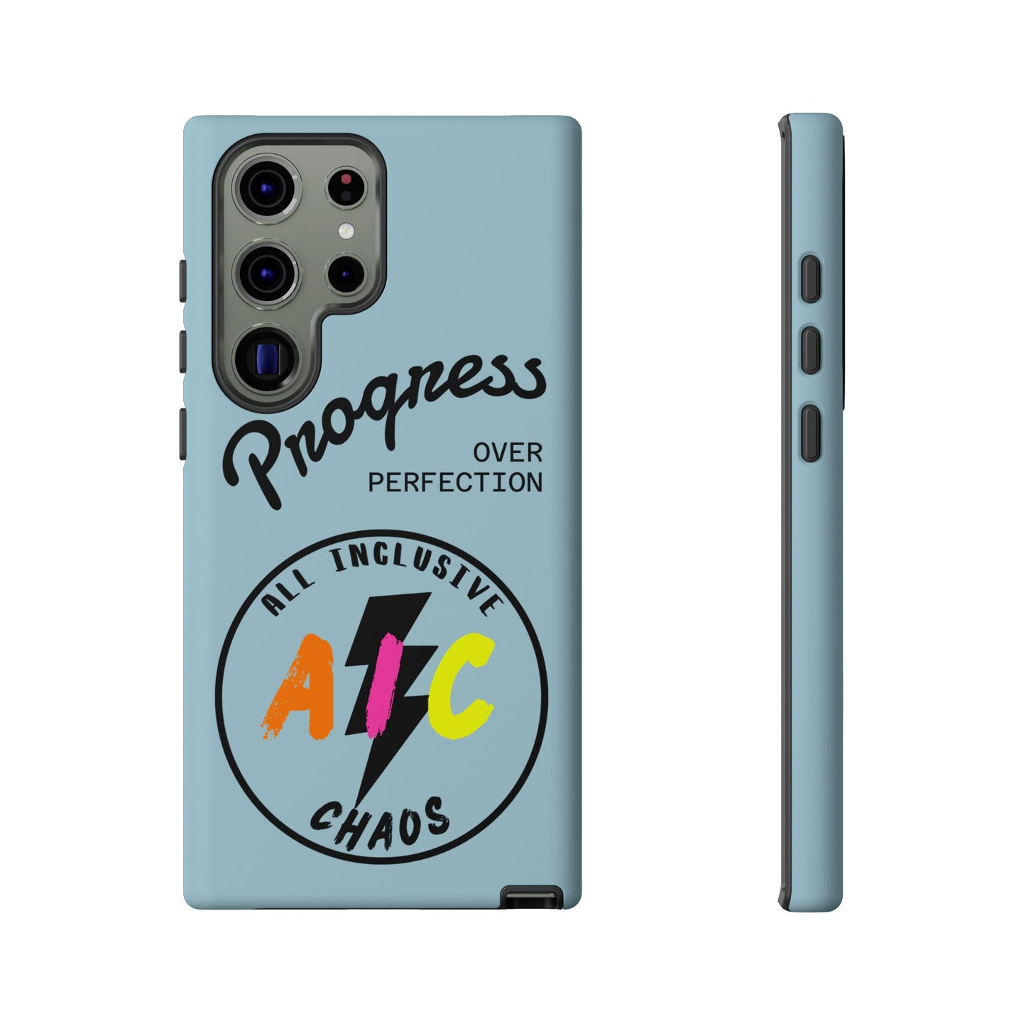 Progress Over Perfection | All-Inclusive Chaos ™ Tough Phone Case