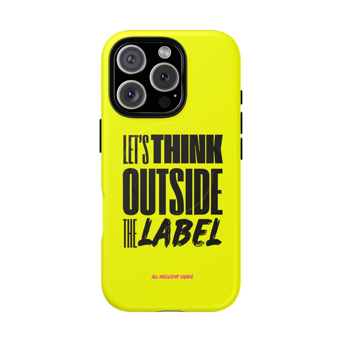 Let's Think Outside the Label | Magnetic Phone Case | Inclusion & Neurodiversity Design