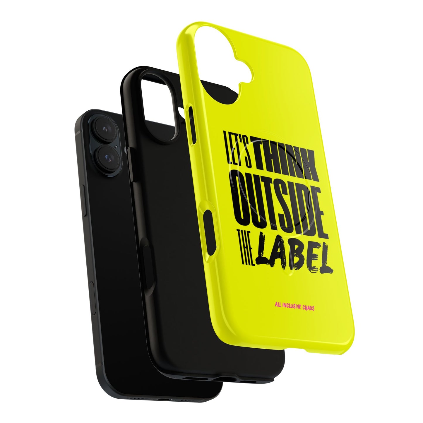 Let's Think Outside the Label | Magnetic Phone Case | Inclusion & Neurodiversity Design