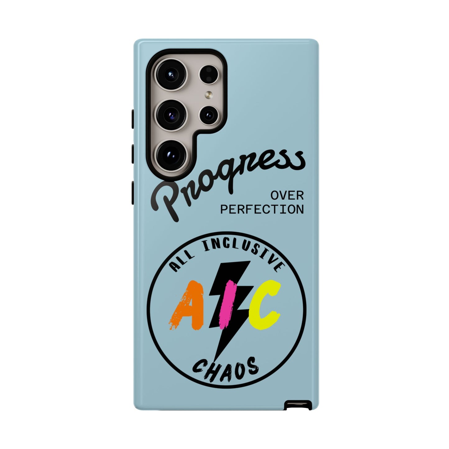 Progress Over Perfection | All-Inclusive Chaos ™ Tough Phone Case